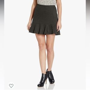 NWT Bailey 44 Taylor Pinstripe suiting ruffle flounce mini preppy suit skirt